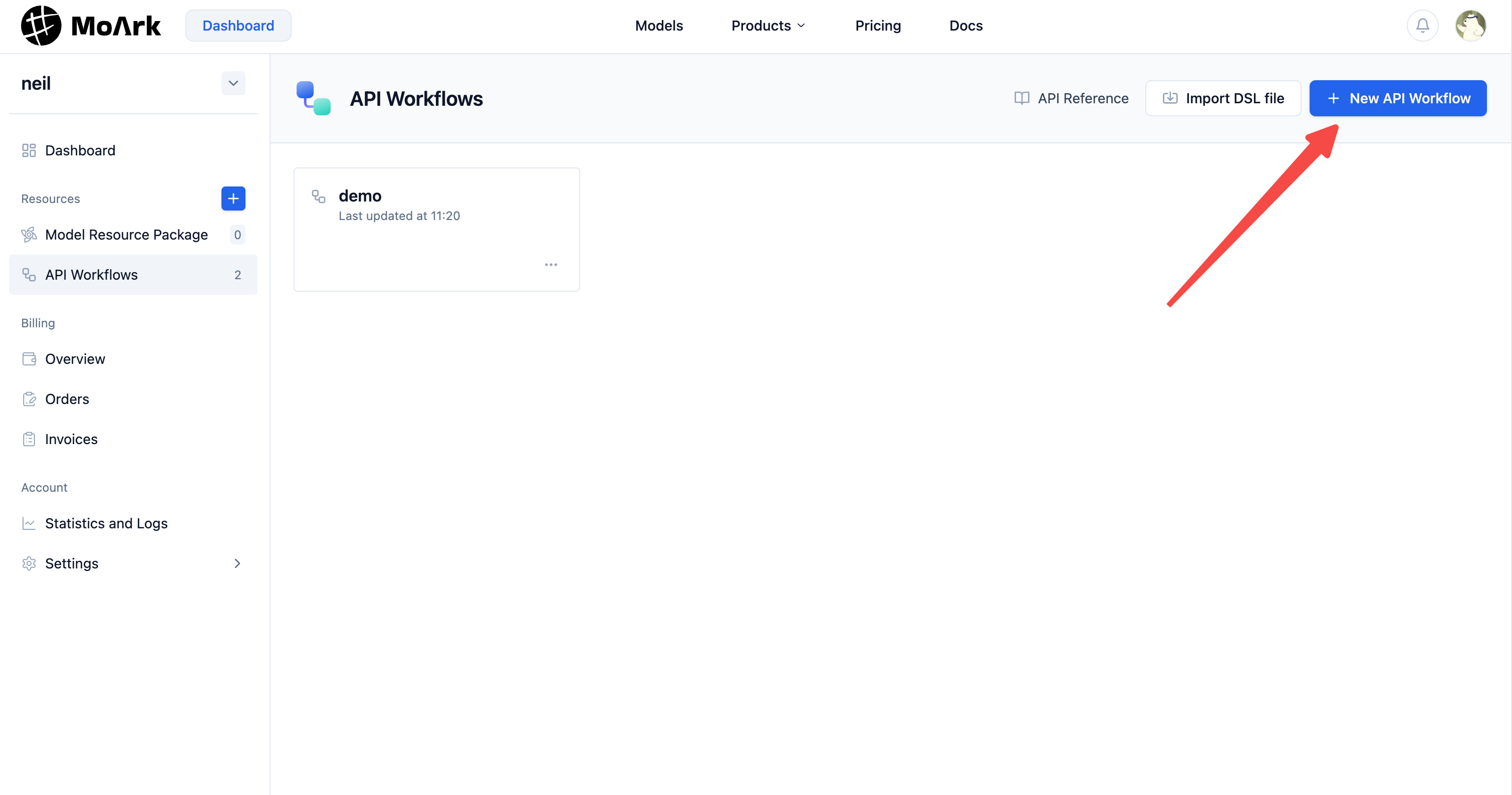 Create New API Pipeline